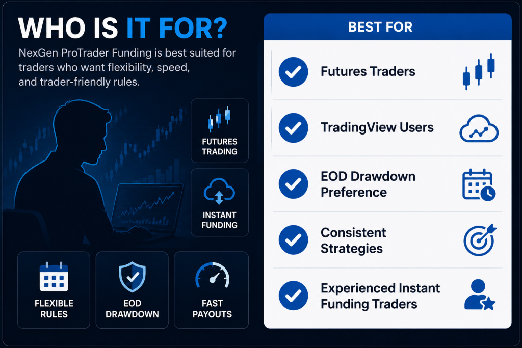 Who is NexGen ProTrader Funding best for