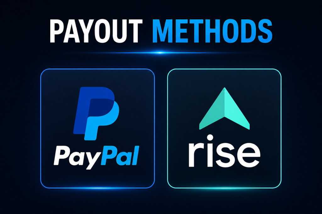NexGen payout methods PayPal Rise