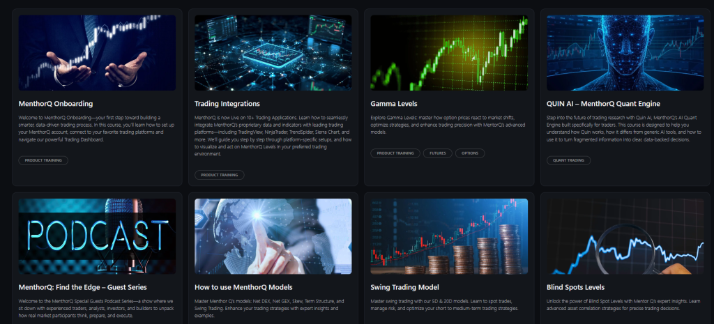 MenthorQ Review 2026 covering pricing, quantitative models, QUIN AI, integrations and trading features.